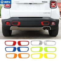 mopai abs car exterior rear tail bumper tow hook decoration cover stickers for jeep renegade 2015 2017 car accessories styling