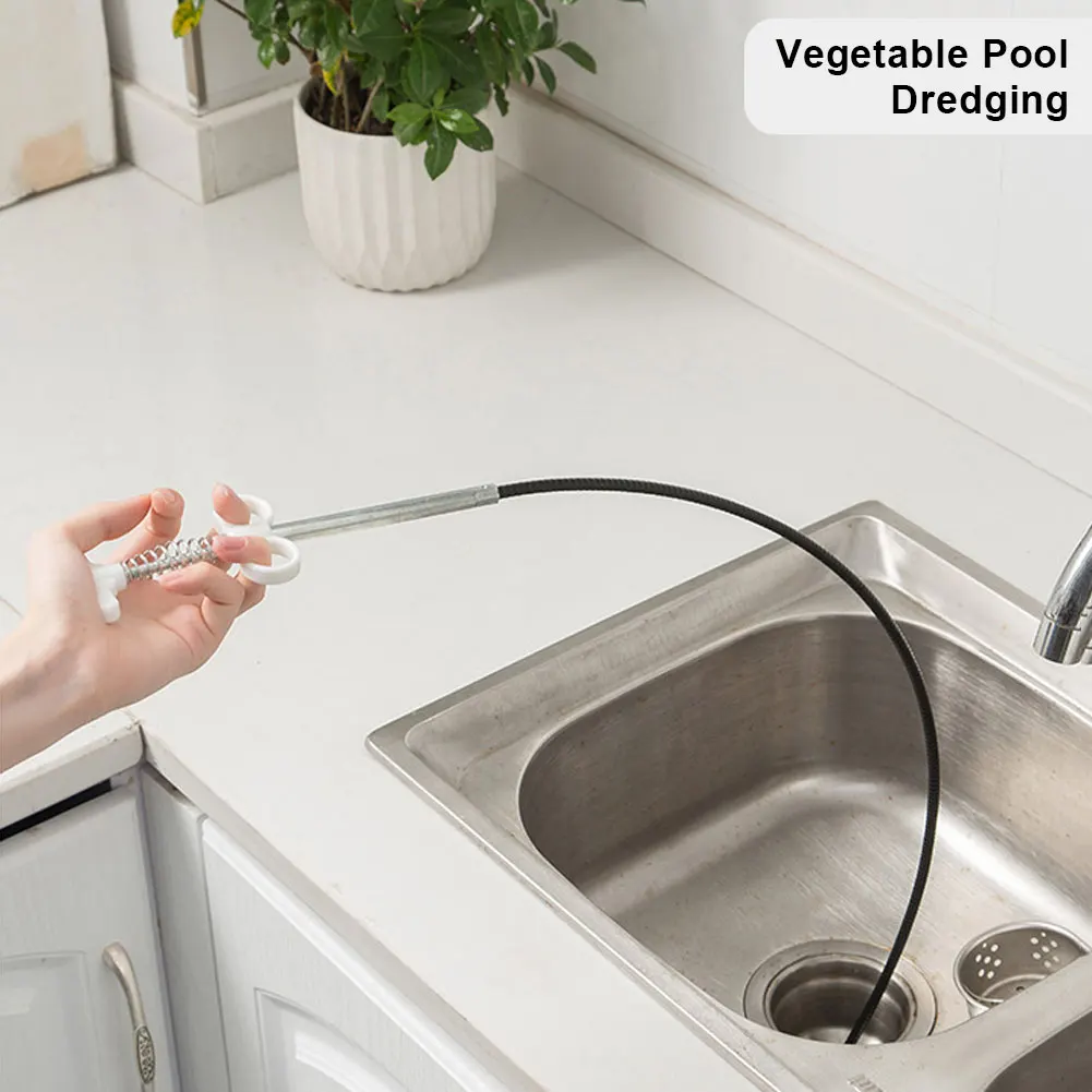

Sewer Artifact with Catch Hook Wire Spring Tool Kitchen Pipe Foreign Body Gripper Dredge for Kitchen Bathroom Toilet Tub