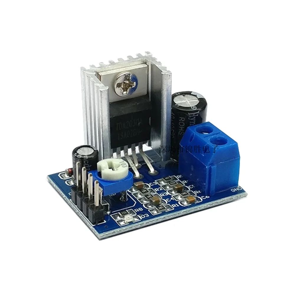 5 шт. модуль питания TDA2030 Плата усилителя звука TDA2030A 6 12 В|audio amplifier board|diy kitaudio module |