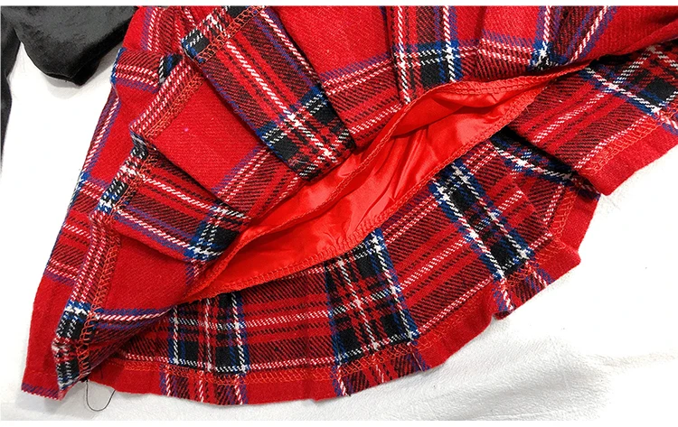 Весенне осенний комплект из 2 предметов для девочек детская Блузка + юбка Детский