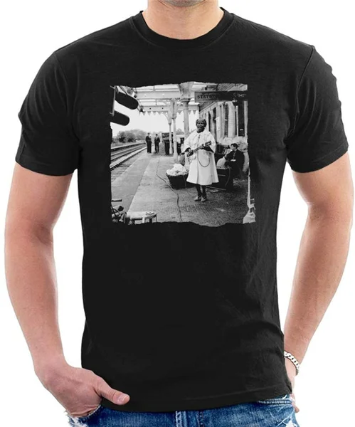 

WillardSCox Men's Casual Fashion Sister Rosetta Tharpe Blues Gospel Train T-Shirt