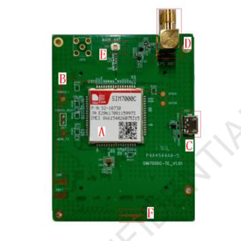 Макетная плата SIMCOM SIM7000C SIM7000A SIM7000E Cat M/NB IoT/GSM модуль новый и оригинальный 100%