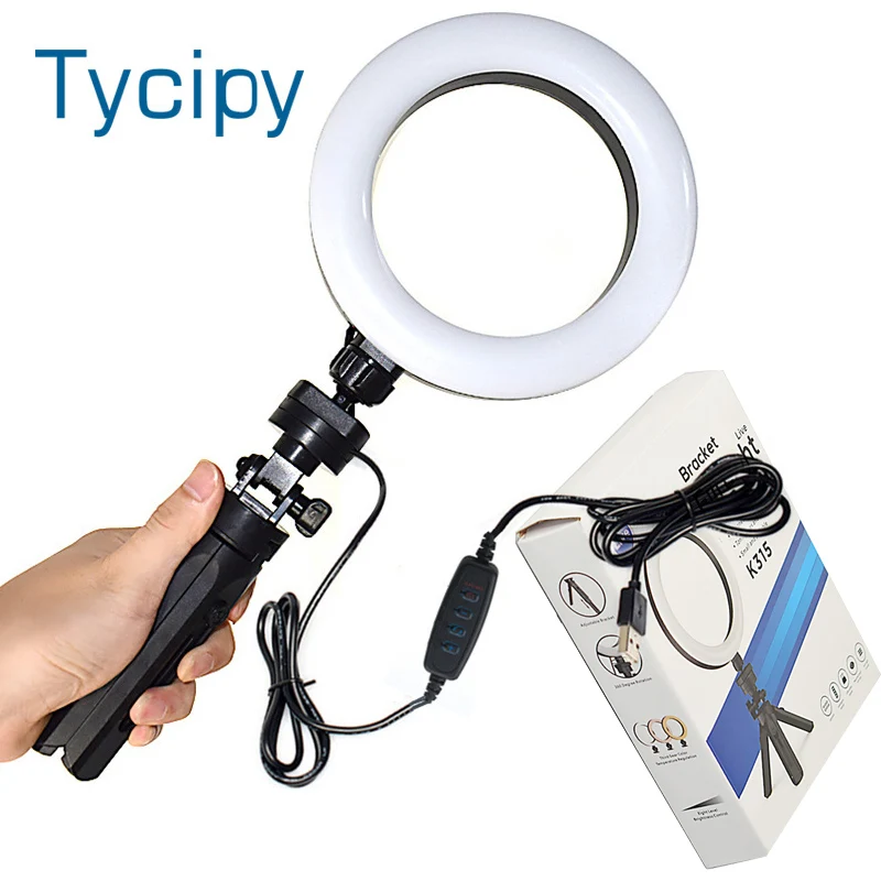 6 &quotштатив Трипод стойка кольцо заполняющий светильник с регулируемой яркостью