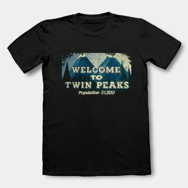 

2021 TWIN PEAKS T SHIRT Printed T-Shirt Men'S Short Sleeve O-Neck T-Shirts Men Summer Streetwear Women Tops Tees