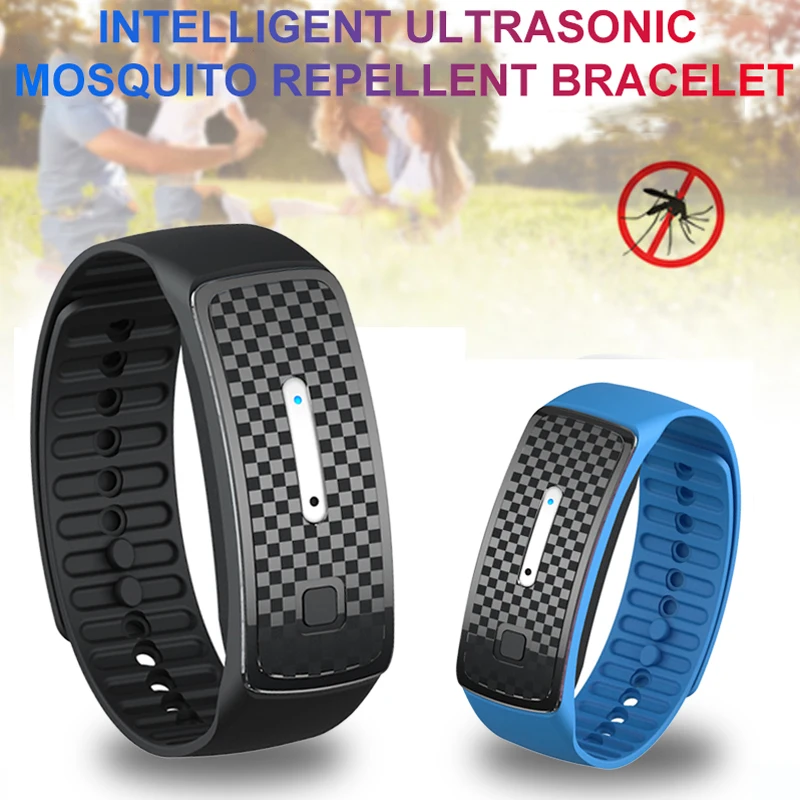 

NEW Ultrasound Mosquito Repellent Bracelet Outdoor Anti Insect Wrist Band Bug Repeller Fast Charge Ultrasound Mosquito Repellent