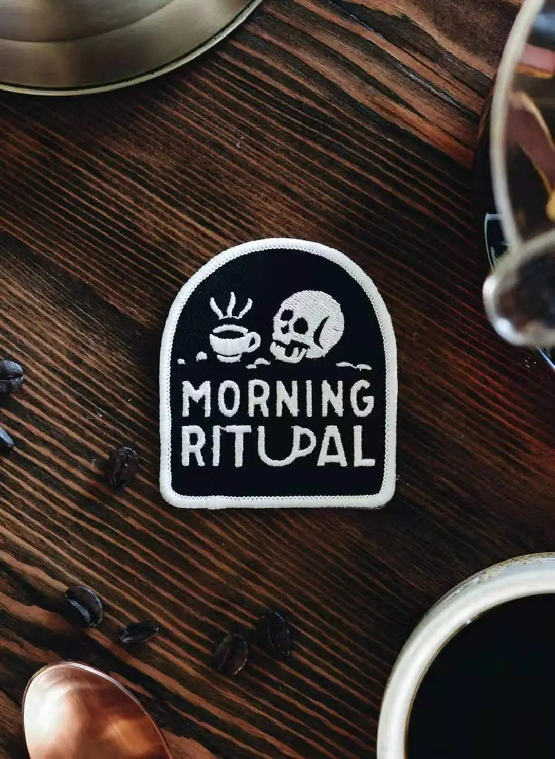 Тактические кофейные нашивки утренний ритуал нашивка кофейного райдера