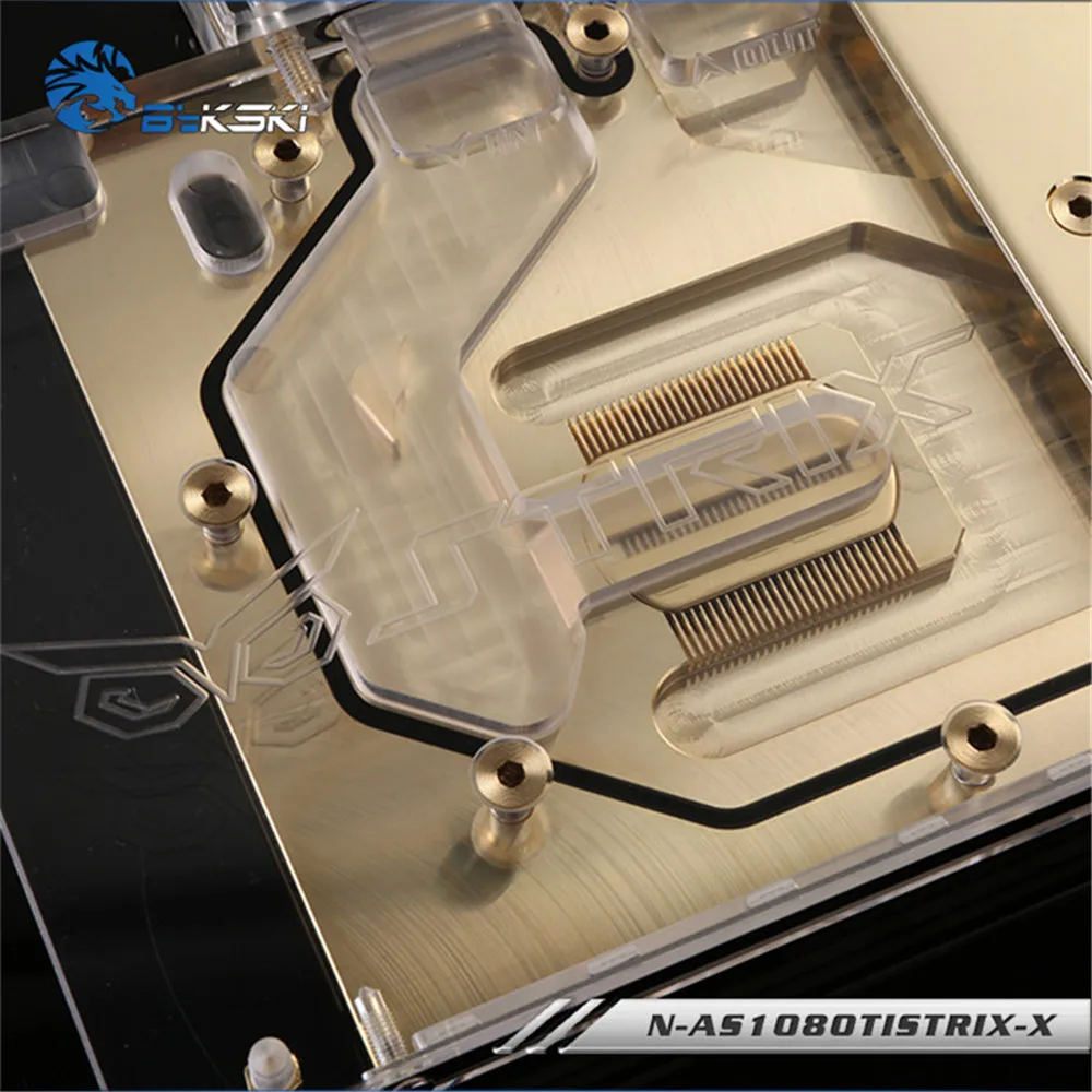 Bykski GPU воды блок полный охват для ASUS GTX1080TI 1080 1070 VGA Watercooler радиатора мод 5V A RGB N AS1080TI