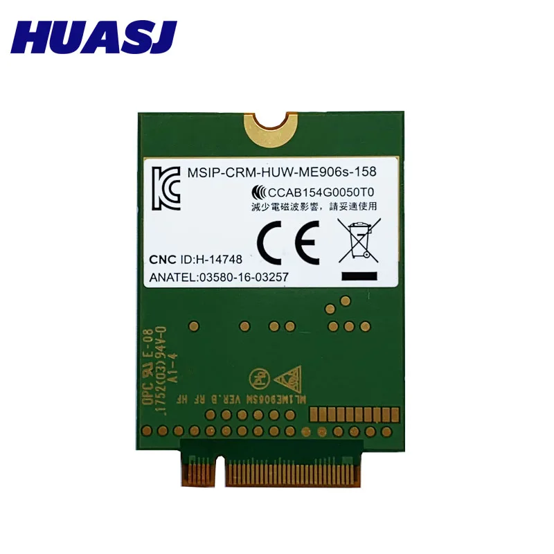 Мобильная широкополосная карта Huasj для HP LT4132 3G 4G LTE 150M HSPA + модуль Huawei ME906S ME906S-158