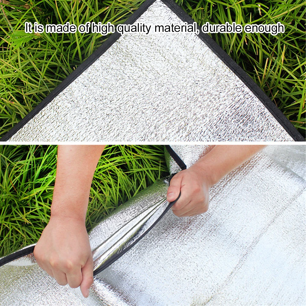 

Ultralight Waterproof Camping Mat Picnic Blanket Beach Mattress Sleeping Pad Aluminum Foil EVA Foam Mat Outdoor Tent Footprint
