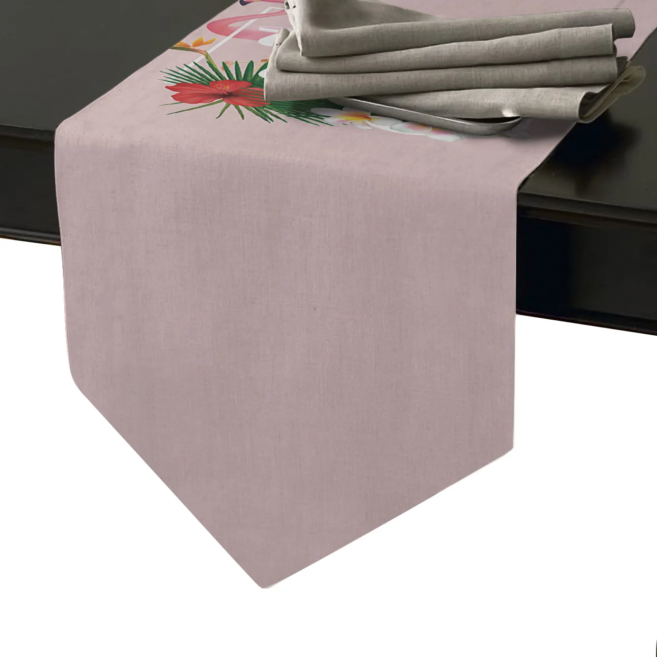 Дорожки для стола с фламинго попугаем тропическими растениями | Дом и сад