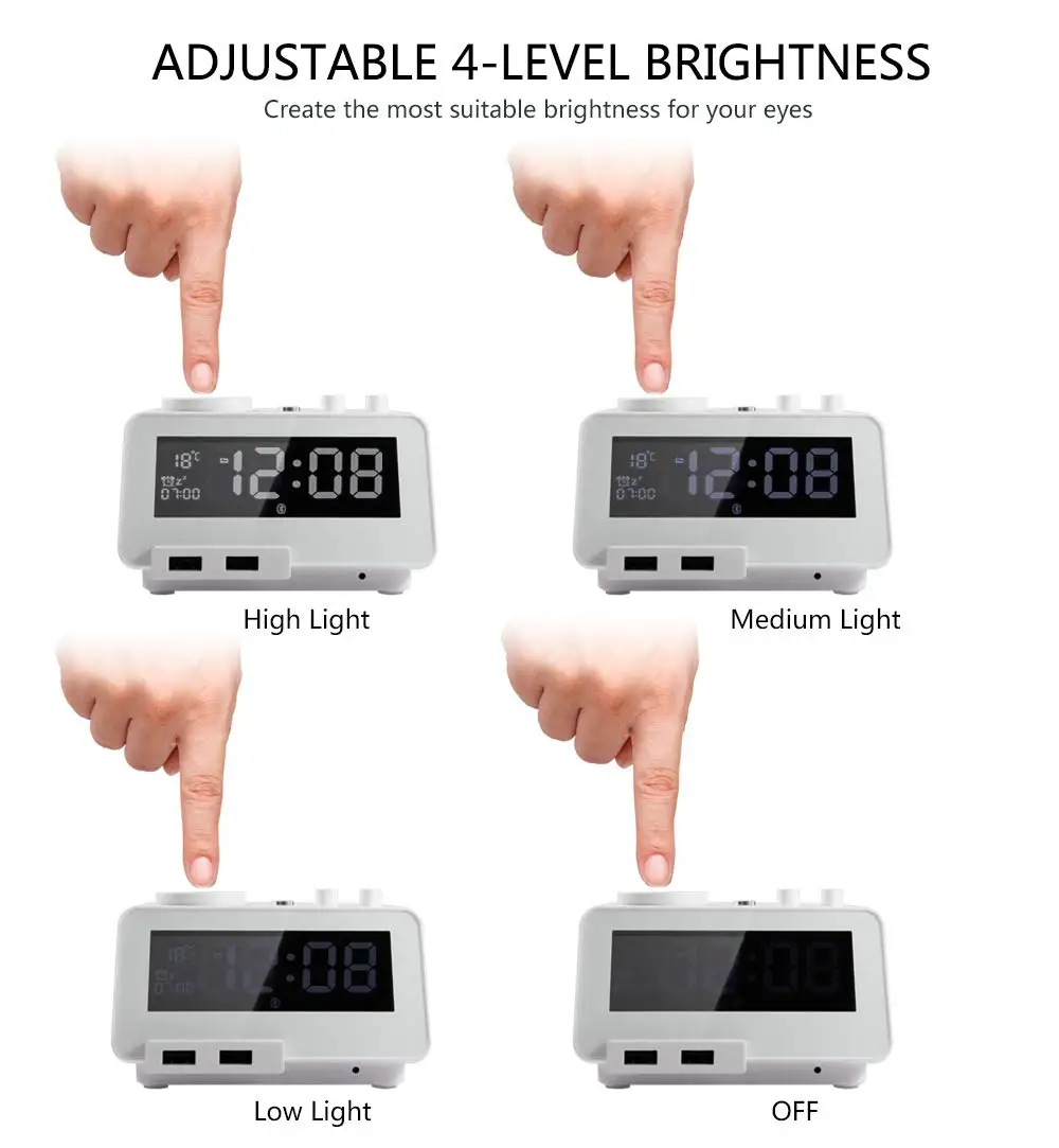 Bluetooth-Колонка Homtime портативная с поддержкой TF-карт и термометром |