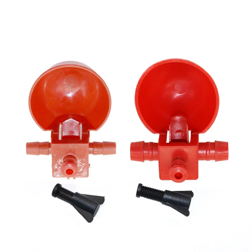 

Красные куриные стаканы для перепелиных напитков птицы автоматические питьевые фонтаны курятник питьевые чашки 5 комплектов