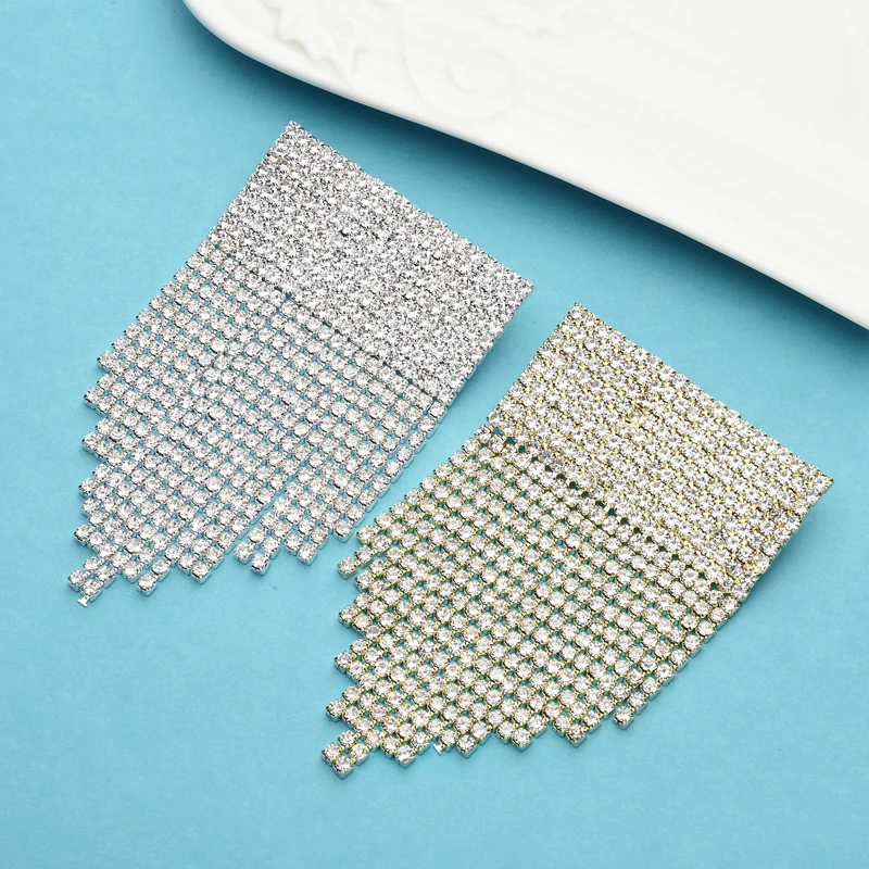 

Wuli&baby Sparking Rhinestone Tassel Brooches For Women Party Office Brooch Pins Gifts