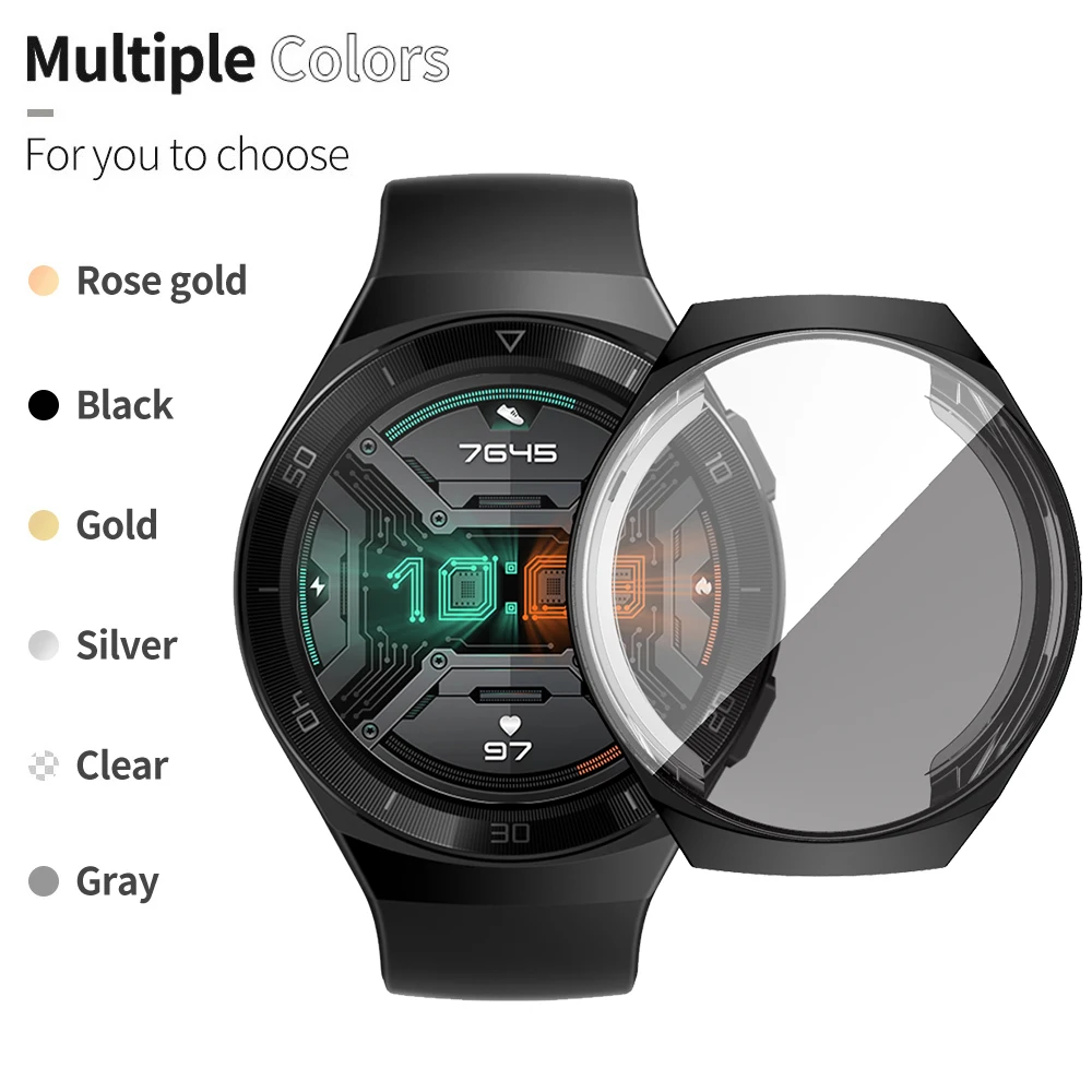 Легкий защитный чехол для экрана из мягкого ТПУ Huawei Watch GT 2e материал корпуса номер