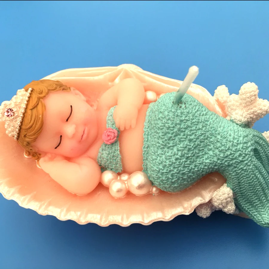 Креативные Милые свечи для торта в форме Русалочки сна свадебной вечеринки декор