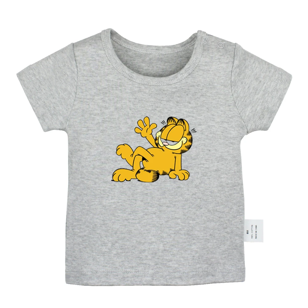 Милый ленивый смешной безумный Кот Гарфилд дизайн кошки для новорожденных