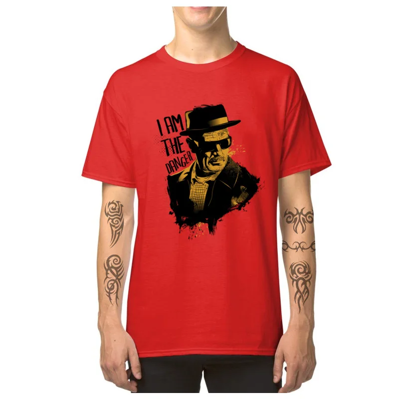 Футболка мужская с надписью во все тяжкие хлопковая рубашка круглым вырезом и