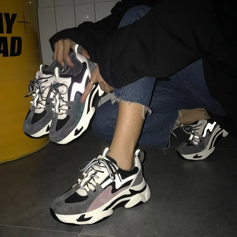 Новинка Модная женская обувь для отдыха Женская Повседневная дышащая на