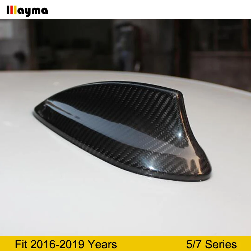 Крышка антенны из углеродного волокна Акулий плавник для BMW 5 series 525i 530i 540i G30 7 730i 740i
