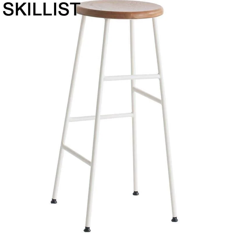 

Серая промышленная табуретка, серая табуретка, деревянная стойка, современный стул, барный стул