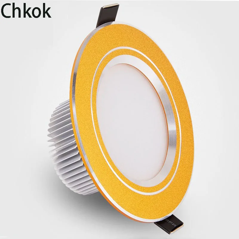 Recessed Downlight 3W 5W Indoor LED Ceiling Spotlight Small Ceiling Light Recessed Panel Spotlight for Living Room and Bedroom