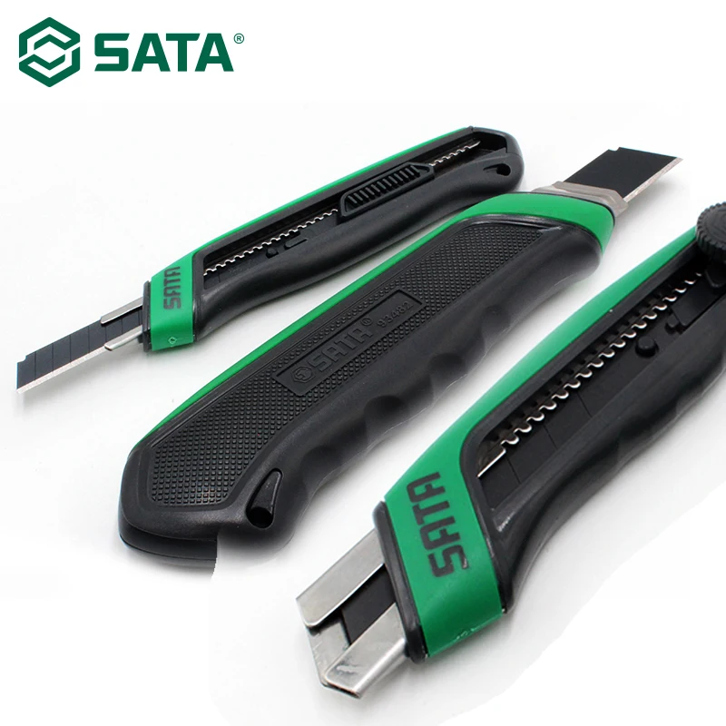 Универсальный нож SATA суперострый и прочный резиновый для бумаги домашний резки