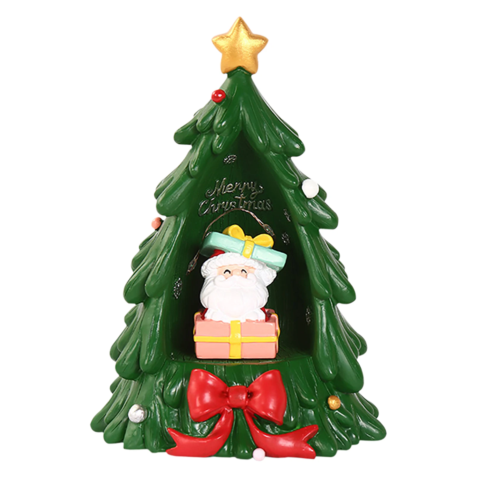 Творческие интересные Рождественская елка из смолы украшение Электрический