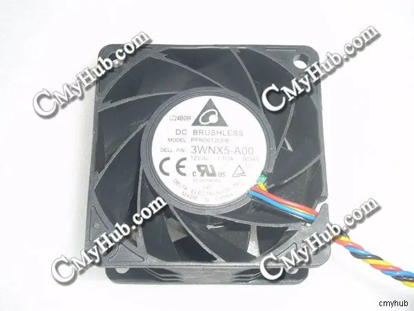 Вентилятор охлаждения для DELTA ELECTRONICS 3WNX5-A00 BD65 12 В постоянного тока 6038 А дюйма 6 см 60