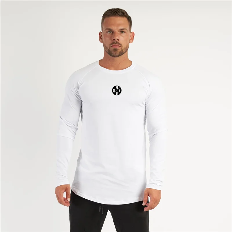 

Mens Raglan Sleeves Shirt 2020 New Fashion Autumn Tshirt O-Neck Collar Slim Tops Male Shirt Male Clothing