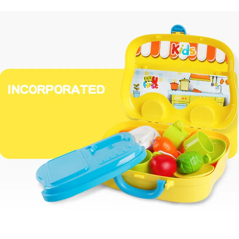 New Cosplay Game for Children Kitchen Tableware Dressing Table Repair Tools Doctors Portable Suitcase 5 Styles Set Kids Play Toy | Игрушки и
