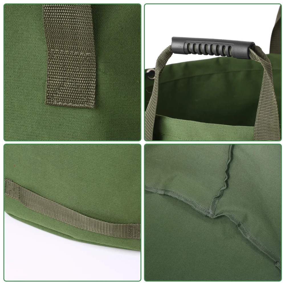 

Collapsible Garden Bag Canvas Reusable Gardening Waste Bag Water Resistant Garden Waste Bag For Sack Yard