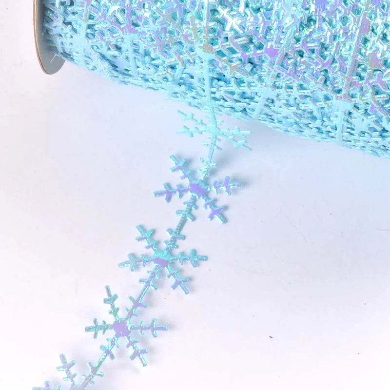 3 ярда/партия шелковые атласные ленты с изображением снега и листьев|Ленты для