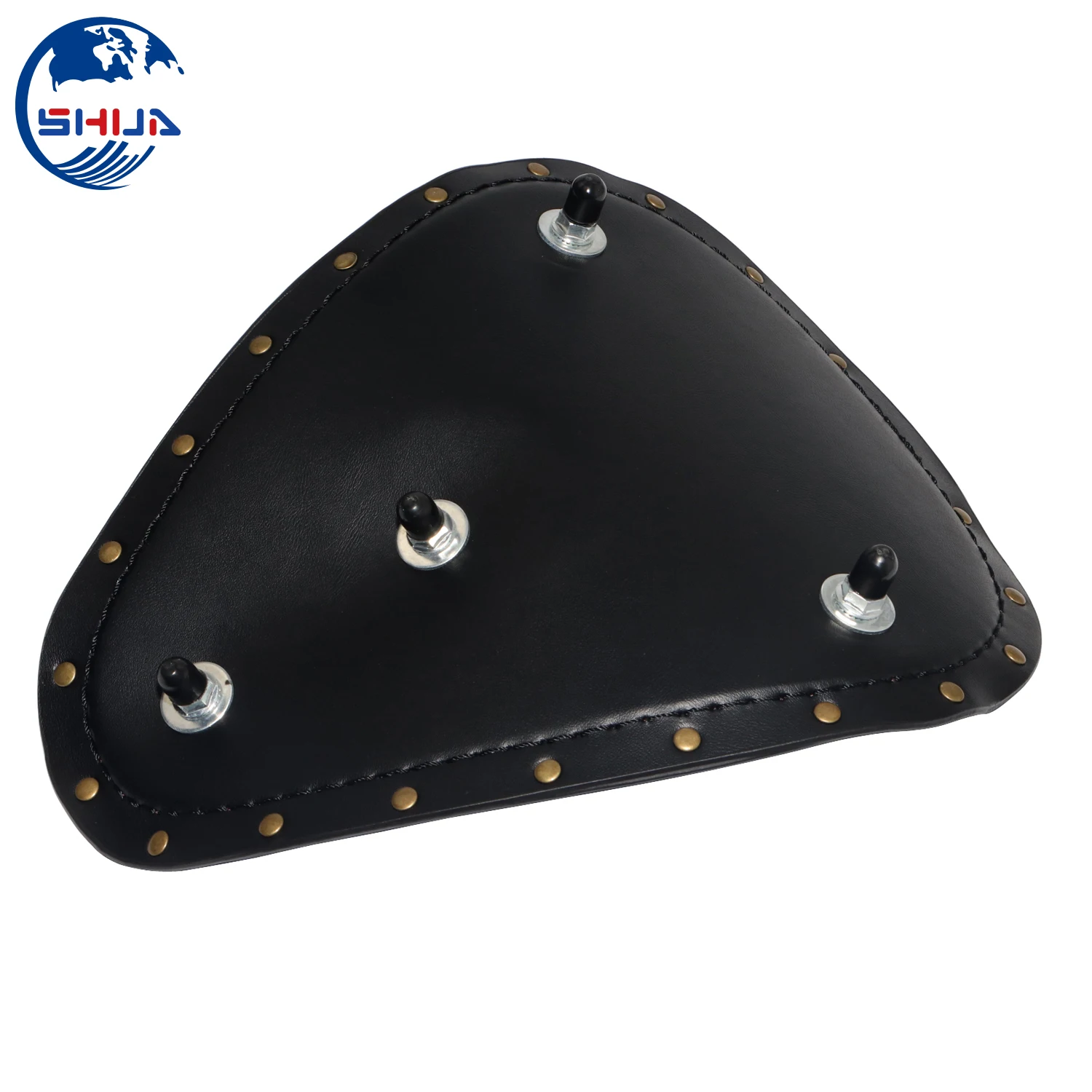 Мотоциклетная коричневая медная заклепка SOLO Driver Saddle Seat Pad для Harley Sportster 883 1200 XL Dyna