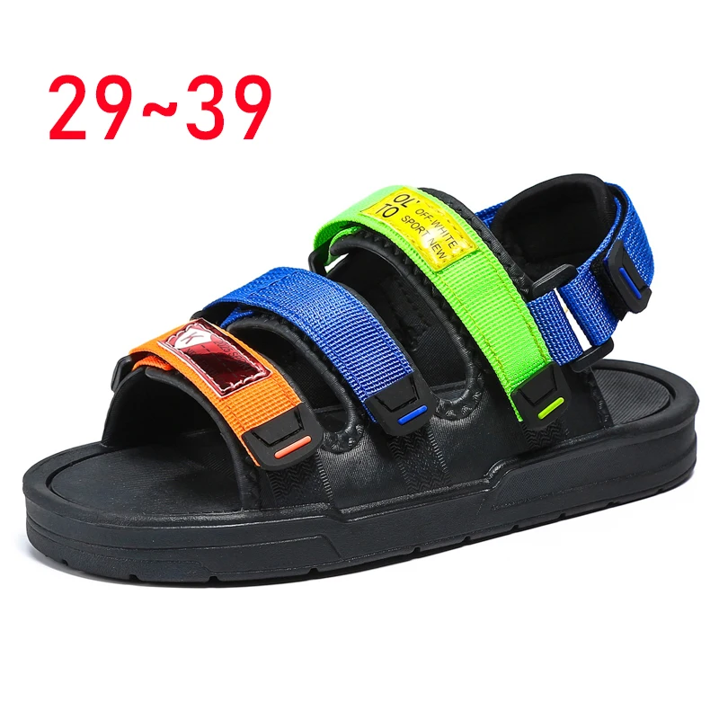 

Children Sandals For Boys Girls New Shoes 2021 Summer Outdoor Kids Colorful Running Sports Teenagers Non-slip Child Beach Sandal