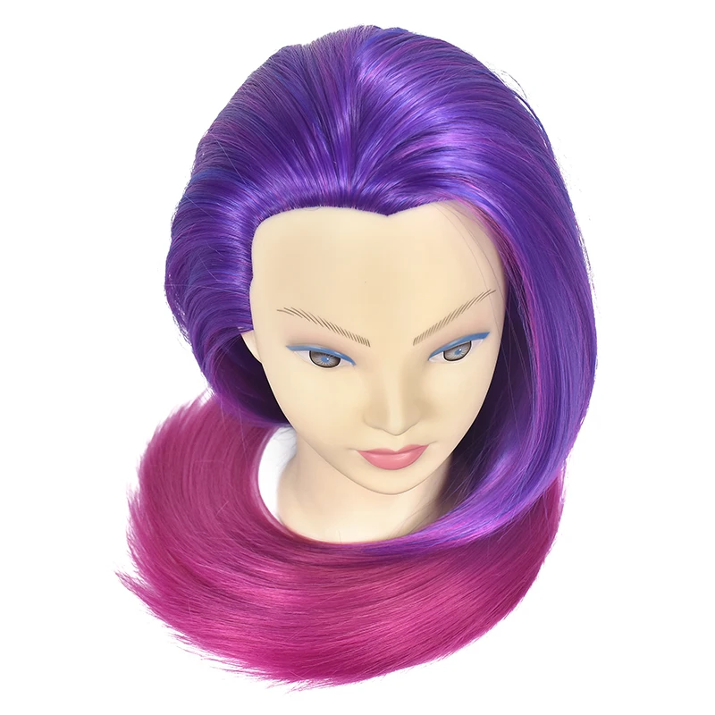 Тренировочная голова для волос косметологический манекен укладки 26 дюймов с