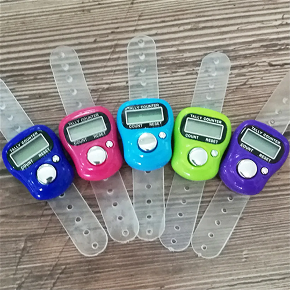 ЖК электронный цифровой мини Ручной таймер для подсчета пальцев и строчки игры в