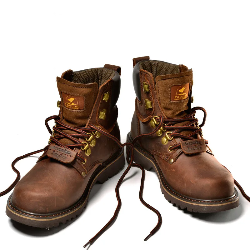 Мужская обувь для походов дышащая тактическая из натуральной кожи