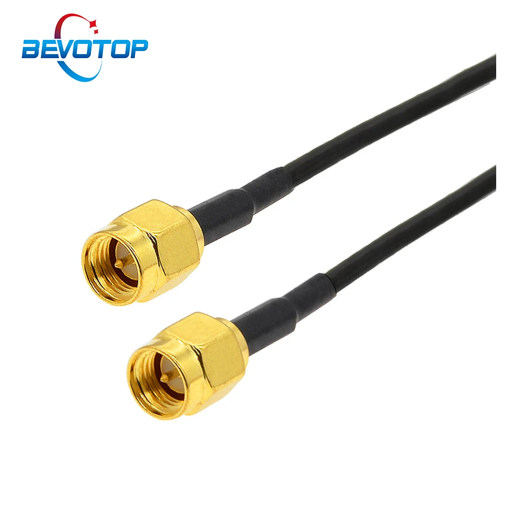 

RG316 RG174 Cable SMA Male to SMA Male Female Nut Bulkhead Extension Coax Jumper Pigtail WIFI Router Antenna RF Coaxial Cable