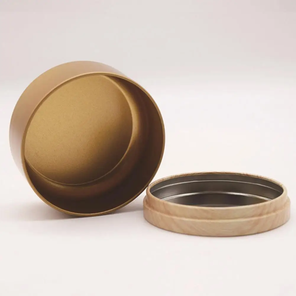 Modern Aromatherapy Box Reusable Tinplate DIY Empty Candle Storage Jar Candle Jar Tea Box