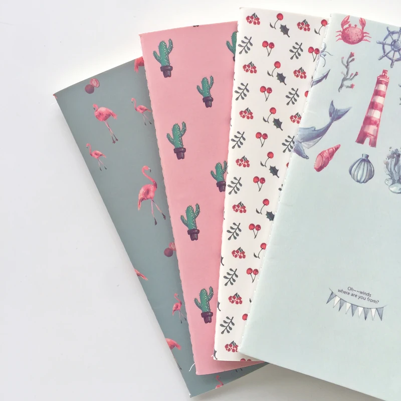

24 Sheets Planner Notebook Cactus Flamingo Cherry To Do List School Office Supply Student Stationery Notepad Agenda