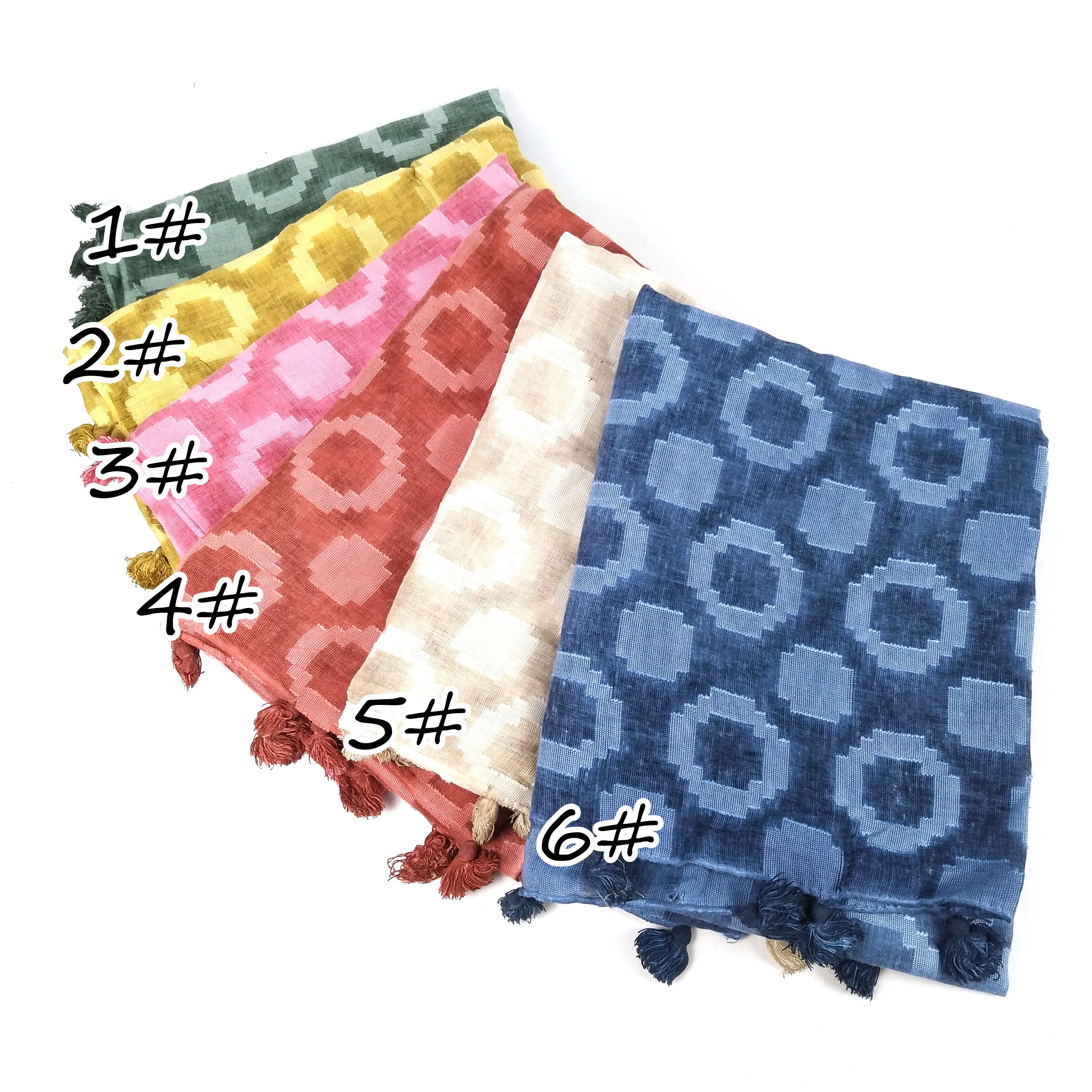 

P2 10pcs Crinkle Plain Wrinkle Wrap Bubble Cotton Viscose Long Shawl Scarf Women Crinkled Hijab Shawl Muslim Head Hijab Scarf