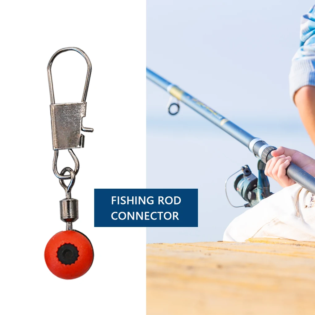 

60pcs/Lot Fishing Float Bobber Stops Space Beans Swivel Connectors Sea Fishing Saltwater Metal Plastic Tools Accessories