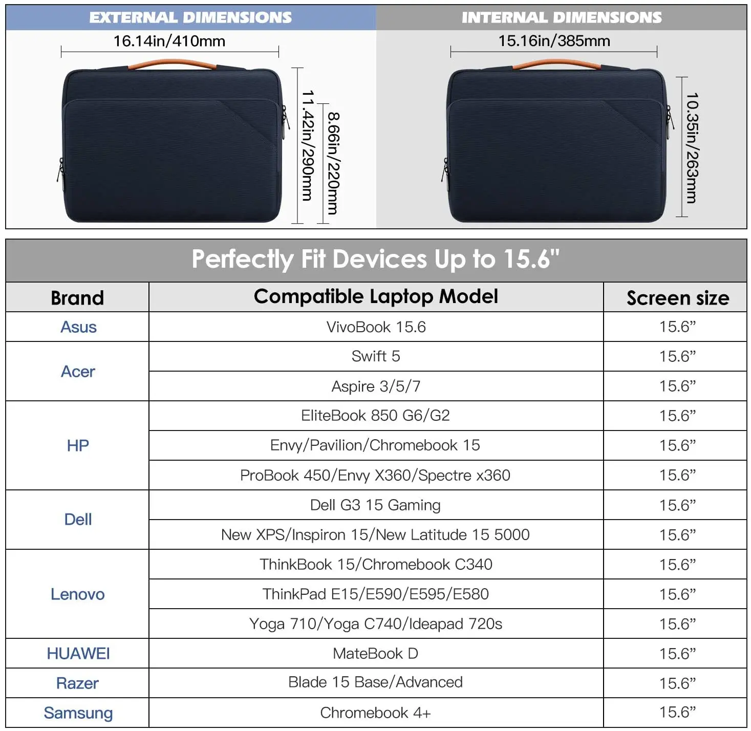 Сумка-чехол для ноутбука 15 6 дюйма водонепроницаемая сумка Dell Acer ZenBook HP Huawei Lenovo