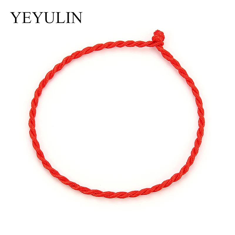 1 шт. 2 см красная веревка ручной работы традиционный китайский узел браслет