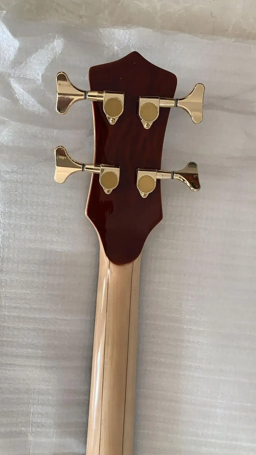 Оптовая продажа Гитары Новое поступление 4 бас электрическая гитара с через шею