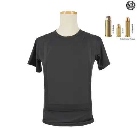 Пуленепробиваемый жилет, удобная, легкая, скрытая внутренняя одежда, Антибликовая футболка с коротким рукавом, рабочая одежда