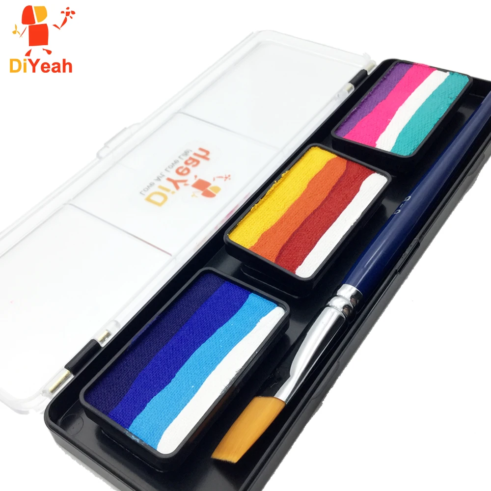 Профессиональная краска для лица и тела вечерние кисти макияжа Хэллоуина Maquillaje