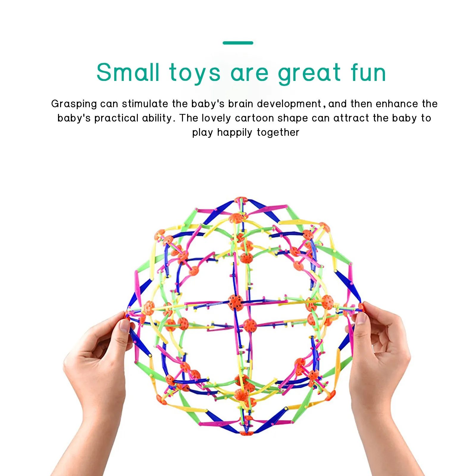 Волшебный телескопический мяч игрушка-вспышка разнообразный цветочный для игр