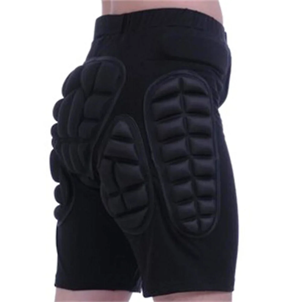 

Unisex Ski Skating Shorts Comfortable Breathable Outdoor Sports Protective Gear Size (Black)