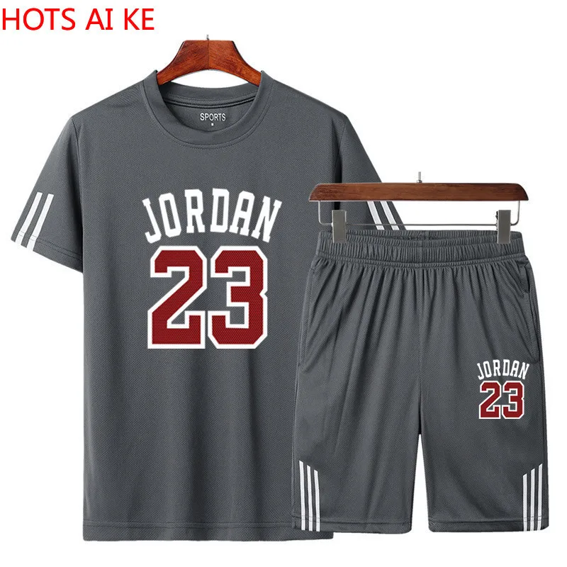 

Basketball Suit Sports Suit No. 23 Mesh Basketball Suit Quick-drying Large Size Loose Sports Training Suit Two-piece